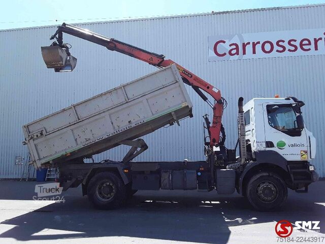 Самосвал с кран Renault Kerax 370 palfinger pk 10000