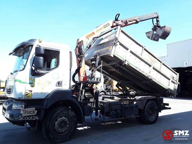 Самосвал с кран Renault Kerax 370 palfinger pk 10000