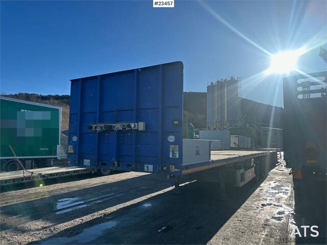 Платформенный трейлер Faymonville telemax flatbed semi trailer w/ 27 meter extension