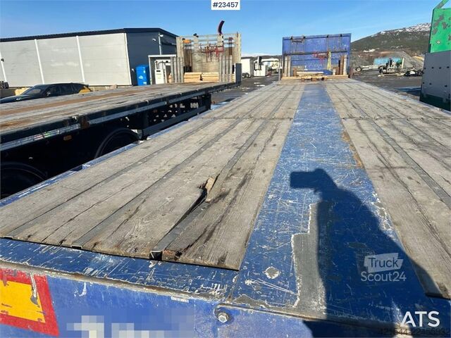 Платформенный трейлер Faymonville telemax flatbed semi trailer w/ 27 meter extension