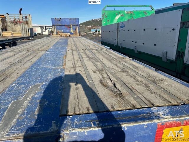 Платформенный трейлер Faymonville telemax flatbed semi trailer w/ 27 meter extension