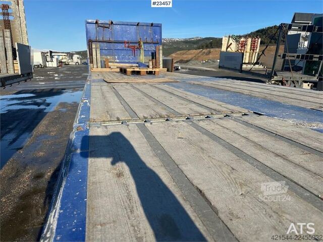 Платформенный трейлер Faymonville telemax flatbed semi trailer w/ 27 meter extension