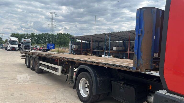 Platform trailer Krone SDP27 (DRUM BRAKES / FREINS TAMBOURS)