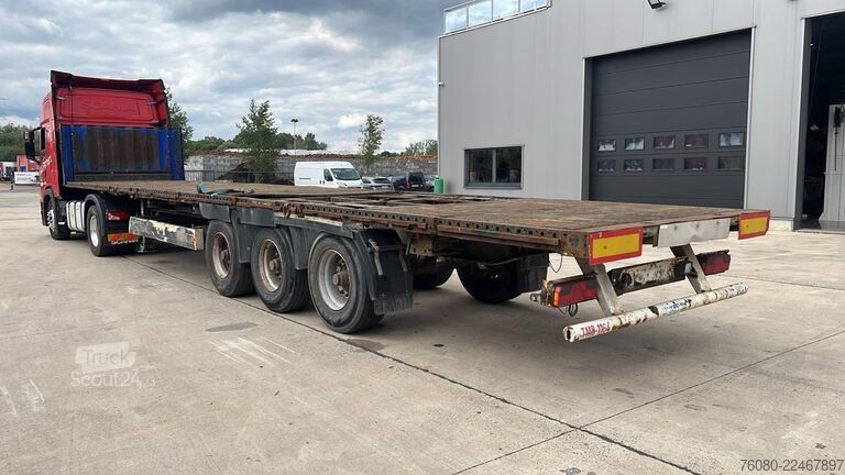 Platform trailer Krone SDP27 (DRUM BRAKES / FREINS TAMBOURS)