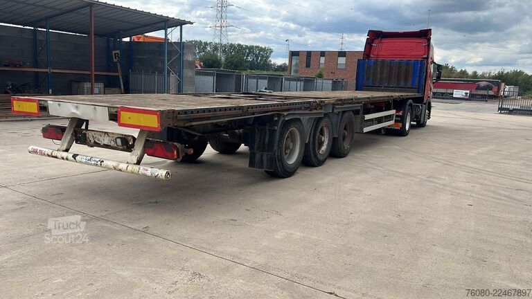 Platform trailer Krone SDP27 (DRUM BRAKES / FREINS TAMBOURS)