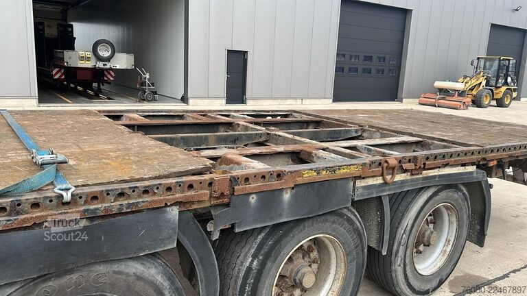 Platform trailer Krone SDP27 (DRUM BRAKES / FREINS TAMBOURS)