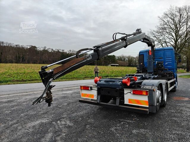 نظام ذراع الخطاف MAN TGX 26.400 Container Hyvalift Crane HIAB 144