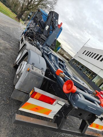 Sistema a braccio con gancio MAN TGX 26.400 Container Hyvalift Crane HIAB 144