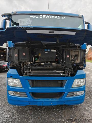 Sistema a braccio con gancio MAN TGX 26.400 Container Hyvalift Crane HIAB 144