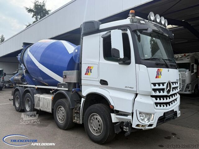 خلاط Mercedes-Benz Arocs 3748 8x4 Reduction axles, Liebherr 9m3