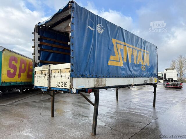 Erhvervskøretøj Krone 7.35 BDF Pritsche Plane Brücke InnenH- 2,50 m