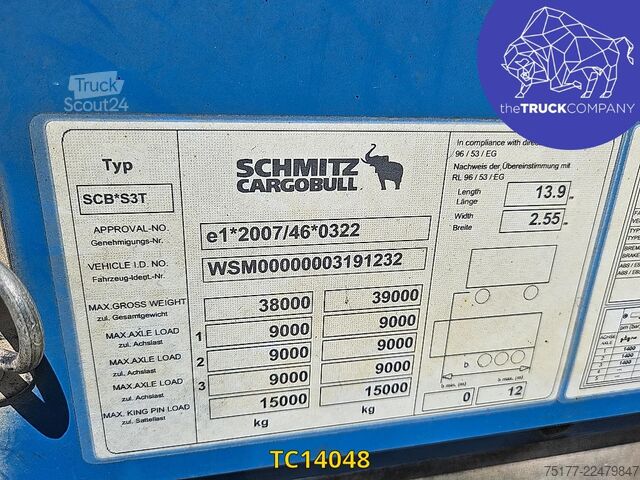 انزلاق القماش المشمع Schmitz Cargobull PLSC