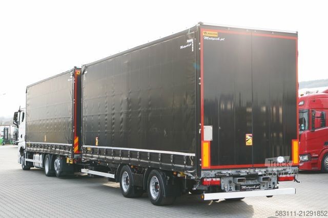 Camion jumbo MAN TGX 26.480 / ZESTAW TANDEM 120 M3 / PRZEJAZDOWY