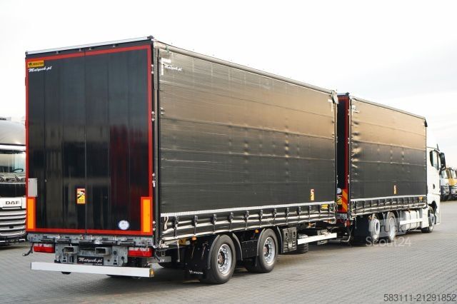 Camion jumbo MAN TGX 26.480 / ZESTAW TANDEM 120 M3 / PRZEJAZDOWY