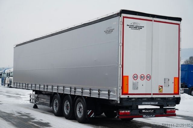 Semirimorchio con telone SCHWARZMÜLLER FIRANKA / STANDARD  / KOSZ NA PALETY / OSIE SAF