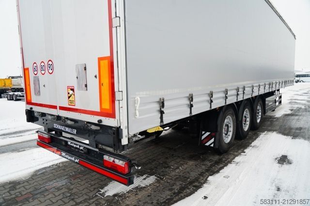 Semirimorchio con telone SCHWARZMÜLLER FIRANKA / STANDARD  / KOSZ NA PALETY / OSIE SAF