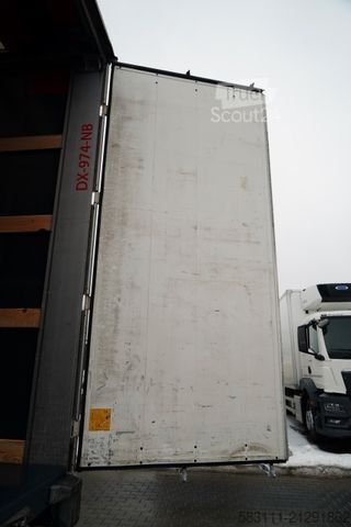 Open semitrailer with tarp FRUEHAUF FIRANKA / STANDARD / WINDA  2 000 kg / MOCNA POD