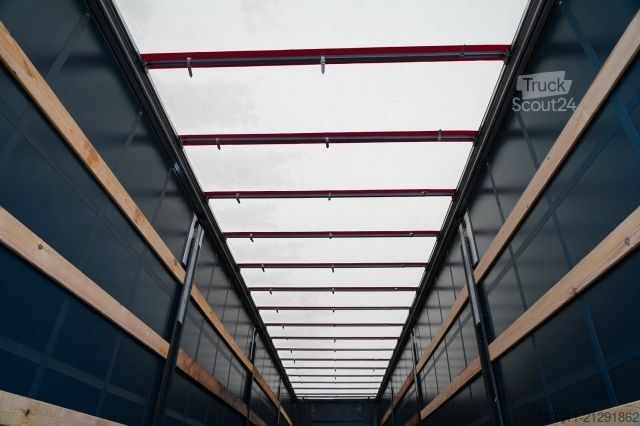 Open semitrailer with tarp FRUEHAUF FIRANKA / STANDARD / WINDA  2 000 kg / MOCNA POD