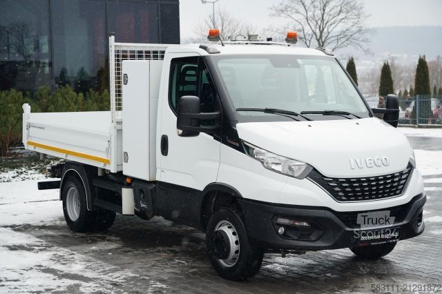 Furgón volquete IVECO DAILY 70-180 / WYWROTKA TYLNOZSYPOWA 2,8 M / DMC