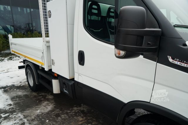 Furgón volquete IVECO DAILY 70-180 / WYWROTKA TYLNOZSYPOWA 2,8 M / DMC
