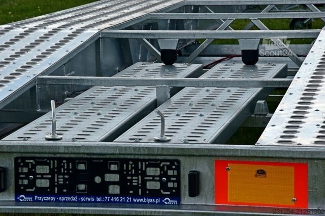 Avtoprikolica za prevoz vozil BLYSS Jupiter light Autotransporter 600x210cm 3500kg