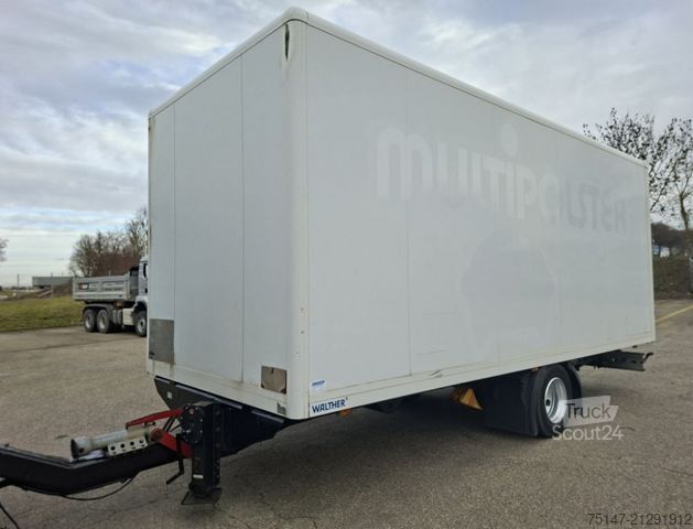 Rimorchio a cassetta  Walther 1-Achs Anhänger Alu-Möbelkoffer