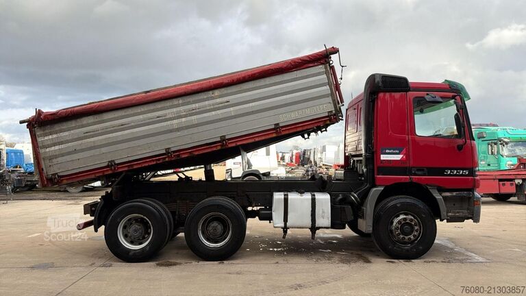Volquete de 3 lados Mercedes-Benz Actros 3335 (GRAND PONT / LAMES / BIG AXLE / V6...