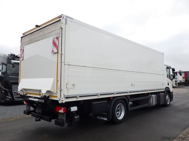 Içecek kamyonu SCANIA P 280 B Getränkeko. 7,3m/Lasi/LBW/2xAHK/Vollluft