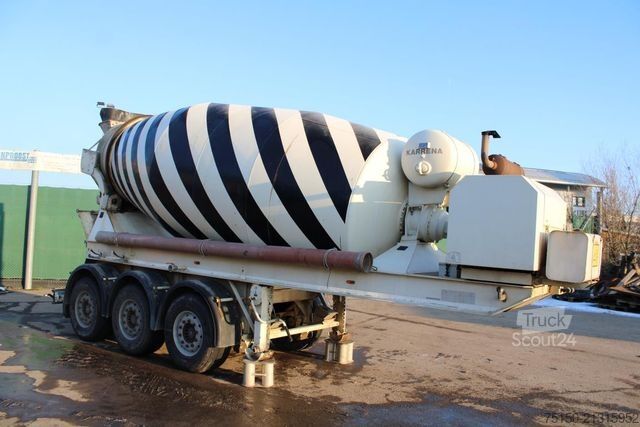 Semiremorcă Karrena KARRENA 13m³ BETONAUFLIEGER mit Motor - Nr.: 177