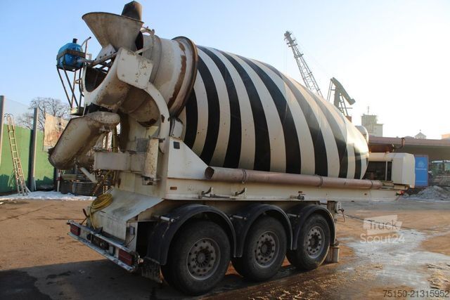 Semiremorcă Karrena KARRENA 13m³ BETONAUFLIEGER mit Motor - Nr.: 177