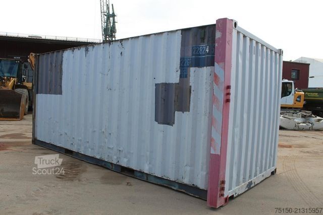 Remorcă cu caroserie interschimbabilă  20" Fuß Seecontainer / Container - 6 m. Nr.: 214