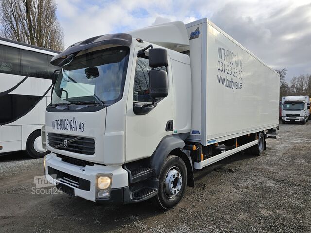 Kutu kamyonu Volvo FL 240 4x2 14Tons Hebebühne Blatt/Luft