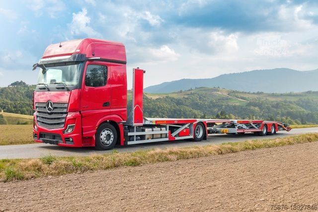 Camion porte-voitures MERCEDES-BENZ Actros mit Anhänger für 6 PKW