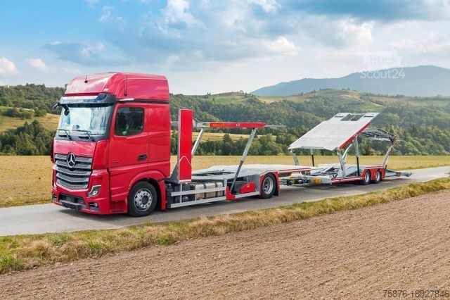 Camion porte-voitures MERCEDES-BENZ Actros mit Anhänger für 6 PKW