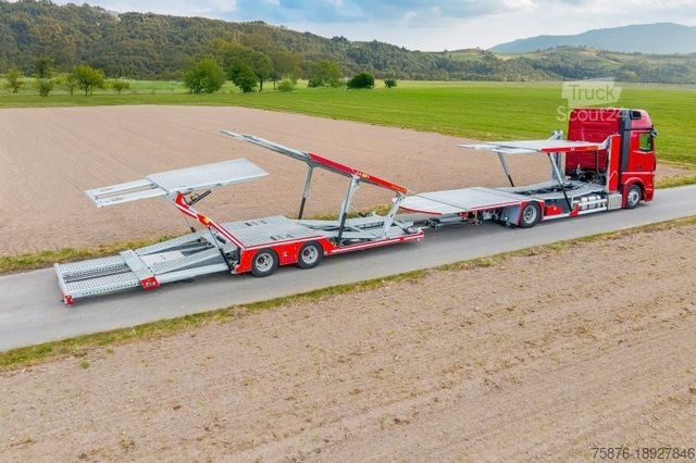 Camion porte-voitures MERCEDES-BENZ Actros mit Anhänger für 6 PKW