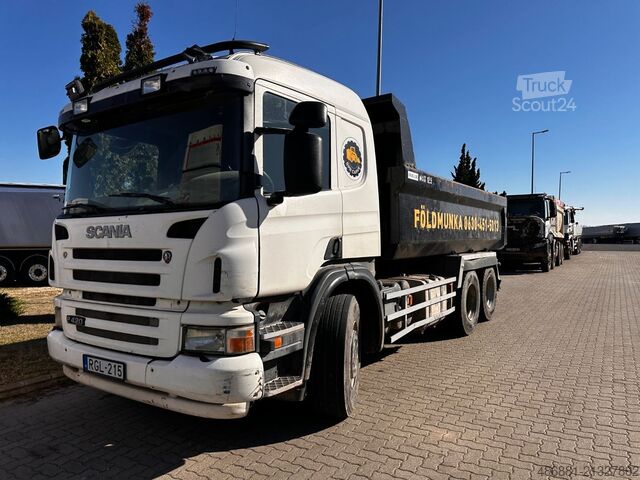 Autocarro con cassone ribaltab Scania P420