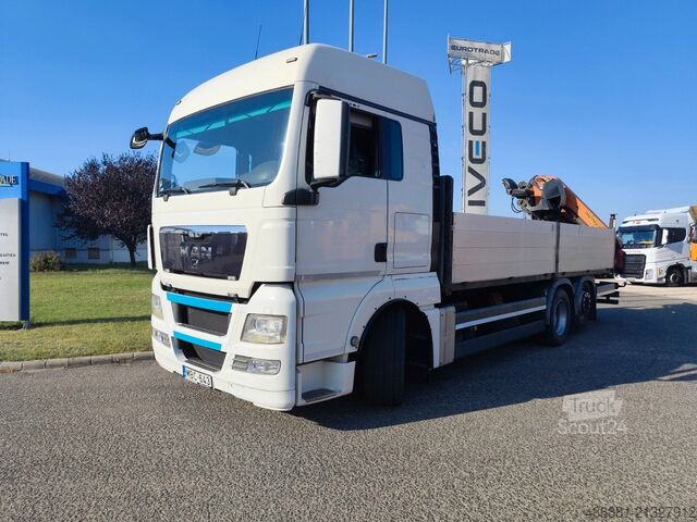 Platformos priekaba MAN TGX 26.400