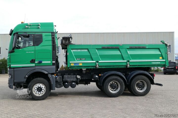 شاحنة قلابة ثلاثية الجوانب MAN 26.520 TGX BB 6x4, Bordamtik, Cramaro, Hydr.,AHK