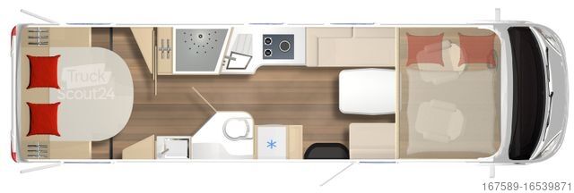 Integrirani avtodom BÜRSTNER Elegance I 920 G, Hubstützen,Vollluftfeder,VOLL