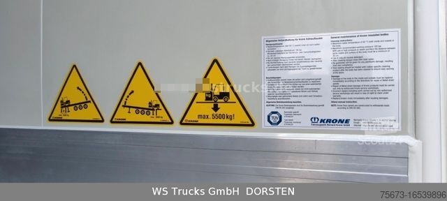 Kühlauflieger KRONE Sofort Carrier Vector 1550 *NEU* SAF