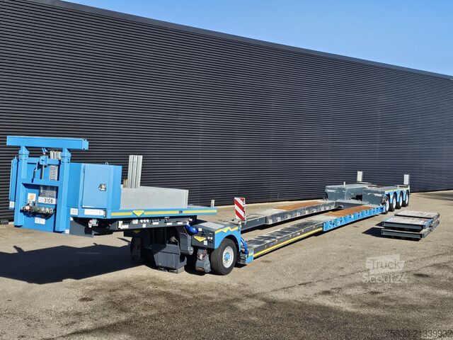 Zems iekrāvējs Broshuis 1 + 4 ABD-PL /1  / EXTENDABLE / PENDEL AXLE / 7...