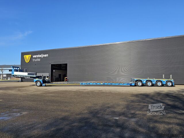 Zems iekrāvējs Broshuis 1 + 4 ABD-PL /1  / EXTENDABLE / PENDEL AXLE / 7...