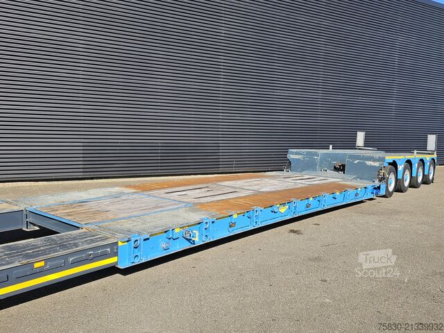 Zems iekrāvējs Broshuis 1 + 4 ABD-PL /1  / EXTENDABLE / PENDEL AXLE / 7...