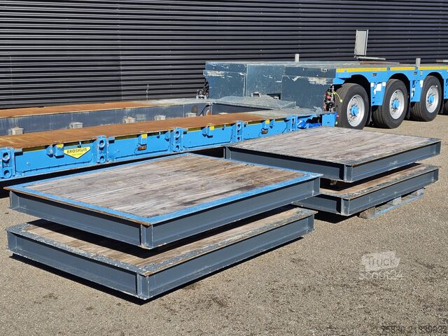 Zems iekrāvējs Broshuis 1 + 4 ABD-PL /1  / EXTENDABLE / PENDEL AXLE / 7...