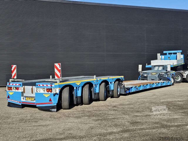 Zems iekrāvējs Broshuis 1 + 4 ABD-PL /1  / EXTENDABLE / PENDEL AXLE / 7...