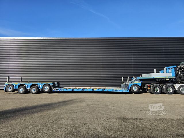 Zems iekrāvējs Broshuis 1 + 4 ABD-PL /1  / EXTENDABLE / PENDEL AXLE / 7...