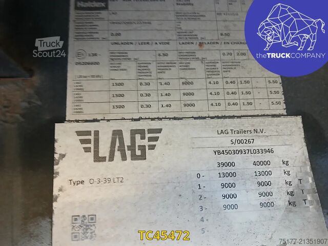 Платформенный трейлер Lag 