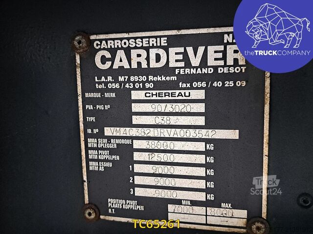 Transporte refrigerado/congelado Chereau 