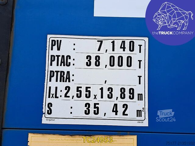 Bâches coulissantes Schmitz Cargobull SCS 27 PLSC