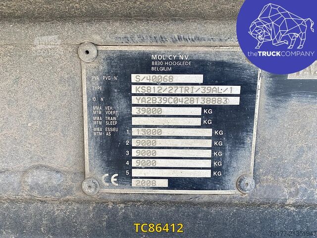 Самосвал MOL 32m3 geïsoleerd